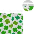 thumbnail image 5 of FREEAMG St. Patrick's Day Clover Shower Curtain with Hooks, Waterproof Washable Fabric Shower Curtain for Bathroom Bathtub Decor, 60"x 72", 5 of 6
