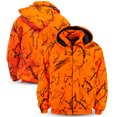 thumbnail image 3 of TrailCrest Adult Men’s Insulated & Waterproof Safety Tanker Jacket, 3X, Blaze Orange Camo, 3 of 10