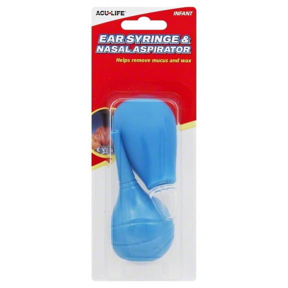 Flents Ear Syringe & Nasal Aspirator, Infant, 2 Pieces