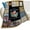 Book and Coffee, variant on Christian Daisy Cross Print Blanket Bible Verse Religious Faith Flower Throw Blankets Gifts for Couch Sofa Bed Stuff Decor Lightweight Cozy Fleece Plush Flannel Bedding for Lover Men Women 40"x50"