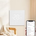 thumbnail image 2 of Tuya Smart WiFi Termostato Calefacción por Suelo Radiante 220v 16A Caldera de Gas Controlador de Temperatura Eléctrico Hogar Negro, 2 of 5