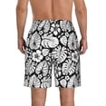 thumbnail image 3 of Naloa Tropical Leaves Men's Beach Shorts, Surfing shorts, Swim trunks, Quick Dry Swim Trunks for Surfing Beach Fun - Medium, 3 of 9
