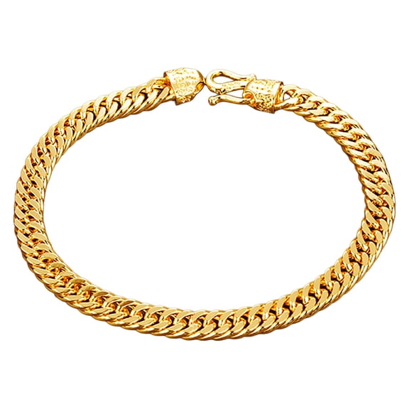 Rvusndi Bracelets for Women Adult Gold Bracelets Flat Sideways Bracelet Jewelry with Exquisite Style Birthday Gifts