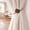 Brown, variant on Evideco Magnetic Curtain Tieback 17 In Brown - Square Wood Accent with Braided Cord Wrap Around Design for Sheer Curtains and Light Panels