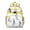 Yellow-26, variant on Summer Themed Waterproof Backpack - Ergonomic Student Bag with Ice Cream Dessert Print, Durable & Adjustable for Heavy Loads