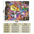 thumbnail image 3 of Tweety Bird Blanket, Super Soft Throw Blanket For Bed Sofa Couch, Cozy Flannel Blanket For Bedroom Livingroom, 40"X30", 3 of 9