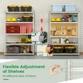 thumbnail image 6 of Costway 5 Tier Adjustable Garage Shelving Unit with 2200 lbs Max Load for Warehouse Silver, 6 of 10