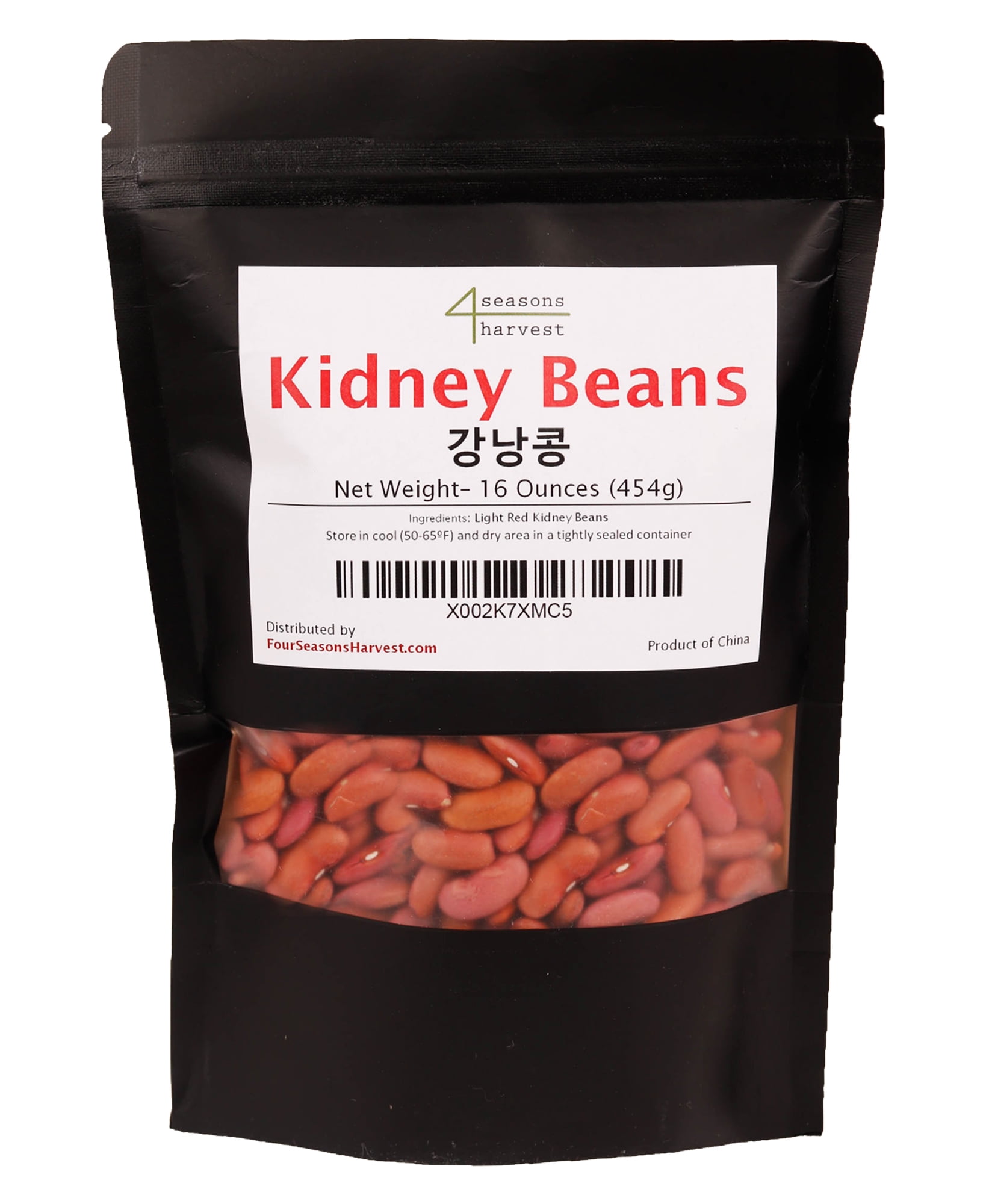 Four Seasons Harvest Ligh Red Kidney Beans (Triple Cleaned) 16oz