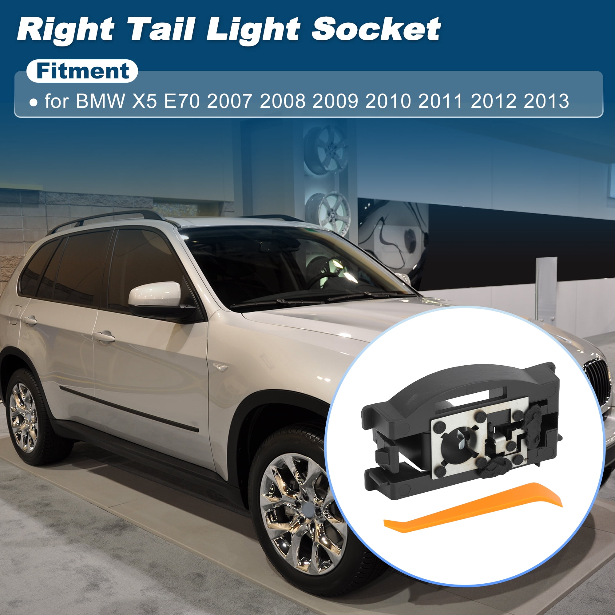 Unique Bargains Right Tail Light Socket for BMW X5 E70 2007 2008 2009 2010 2011 2012 2013