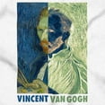 thumbnail image 2 of Vincent Van Gogh Self Portrait Art Sweatshirt for Men or Women Brisco Brands X, 2 of 6