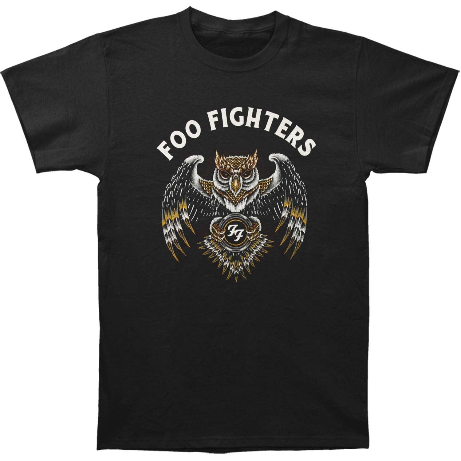 Foo Fighters Foo Fighters Men's Owl Mens Soft T Slim Fit Tshirt