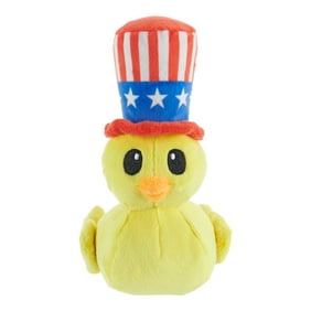 BARK Uncle Duck Super Chewer - Yankee Doodle Dog Toy, great for photo ops, XS-M dogs