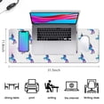thumbnail image 5 of Long Mouse Pads for Desk,Galaxy Unicorn Pattern Desk Mats on Top Of Desks, Desk Mouse Pad Extra Large with 3mm Non-Slip Base and Stitched Edge for Gaming,Office,Work,Home 31.5"x11.8", 5 of 6