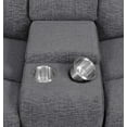 thumbnail image 6 of Bahrain Upholstered Power Loveseat Charcoal, 6 of 10