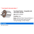 thumbnail image 2 of Turn Signal Flasher - Compatible with 1997 Ford F-250 HD, 2 of 2