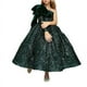 thumbnail image 2 of Vestido infantil Vestido de princesa Niña presentadora de desfile Vestido de manga larga con un hombro descubierto Moda y hermoso, 2 of 2