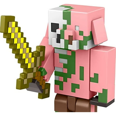 Minecraft Craft-A-Block Assortment Figures, Authentic Character Based On the Video Game