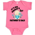 thumbnail image 3 of Inktastic Its My Daddys 1st Fathers Day with Baby and Stars Boys or Girls Baby Bodysuit, 3 of 5