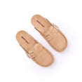 thumbnail image 2 of Minnetonka Women's Suede Buckle Clog Flexible Sole, Cinnamon, Size 5, 2 of 3