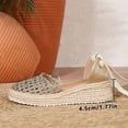 thumbnail image 7 of Sandals Women Comfortable Wedge Gladiator Closed Toe Ankle Straps Espadrille Sandals Casual Beach Vacation Essentials Slides for Women Footwear, 7 of 7
