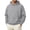 Gray, variant on Horkkom Oversized Hoodies for Men Solid Color Pullover Basic Hoodies Casual Fashion Fall Hoodies with Pockets XXXXL