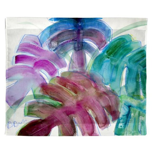 Betsy Drake TP1148 24 x 30 in. Monstera Leaves Outdoor Wall Hanging