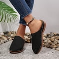 thumbnail image 6 of Sandals Women Wedge Closed Toe Thick Soled Slip-on Footbed Casual Outdoor Slippers Versatile Comfortable Spring Summer Sandals, 6 of 10