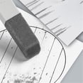 thumbnail image 6 of 1 Pcs Sand Erasers,Pen Eraser for Ink Ballpoint Colored Pencils,Frosted Erasers,Colored Pen Eraser,Frosted Sand Erasers,Double-Head Frosted Erasers,Ballpoint Pen Pencil Cleaning Eraser,Black, 6 of 6