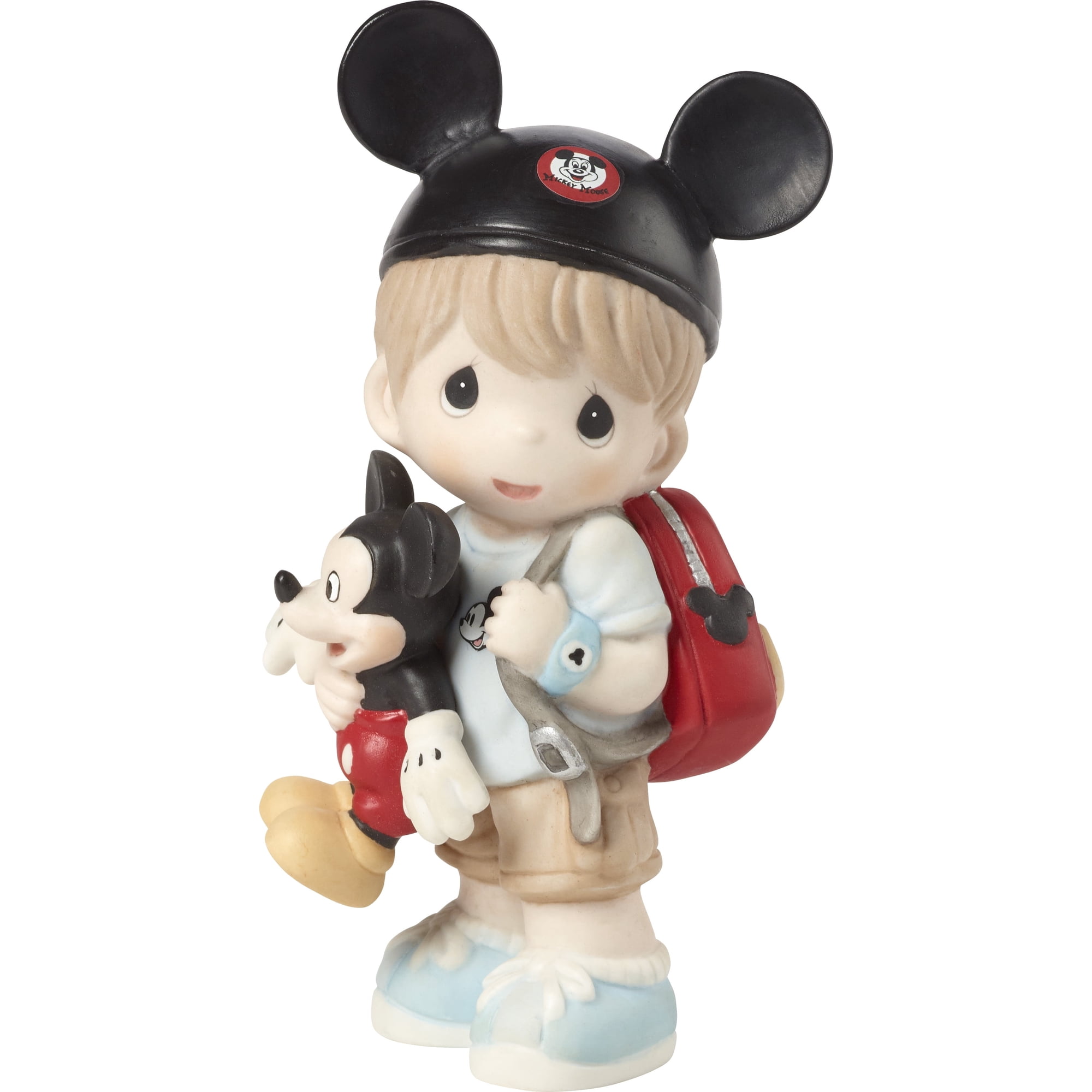 Enesco Precious Moments Disney Disney Boy Fan Figurine, Multicolor Porcelain 4.8in H
