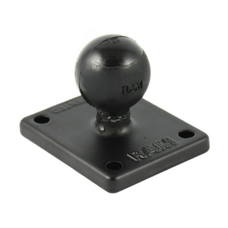 RAM MOUNT SQUARE 2" X 1.7" BASE W/ 1" BALL