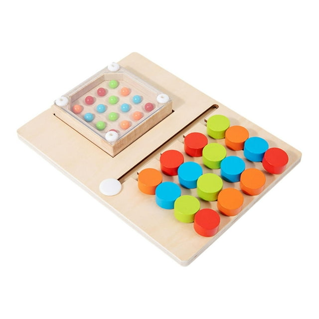 Rompecabezas de combinación de colores, juego de batalla de cuatro colores, juguete intelectual, rompecabezas sensorial Tipo de jugador individual