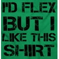 thumbnail image 2 of Flex But Like This Funny Gym Exercise Men's Long Sleeve Tee T Shirt Brisco Brands M, 2 of 6