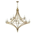 thumbnail image 5 of Director 12-Light Chandelier in Warm Brass, 5 of 6