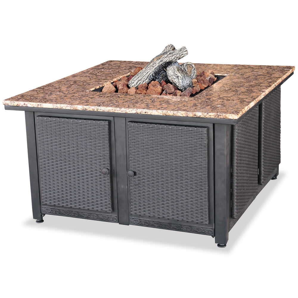 Endless Summer LP Gas Outdoor Fire Table with Granite Mantel Walmart