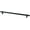 Matte Black, variant on Berenson 5137-4055-P Radial Reign 18" Center To Center Modern Industrial Diamond Knurled