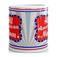 thumbnail image 3 of 15 oz All American Mom Patriotic Gifts Fourth of July Independence Flag For Women Unique Ceramic Novelty Coffee Mug, 3 of 3