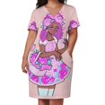 thumbnail image 3 of Vestido de bolsillo suelto Flower Power, tendencia de ropa de mujer 2025, vestidos de fiesta 2025, 3 of 7