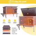 thumbnail image 6 of Aivituvin Cat House with Insulated Liner, Heated Feral Cats Shelter, Time Temperature Control, Weatherproof Cat Condos Outdoor Indoor, 6 of 14