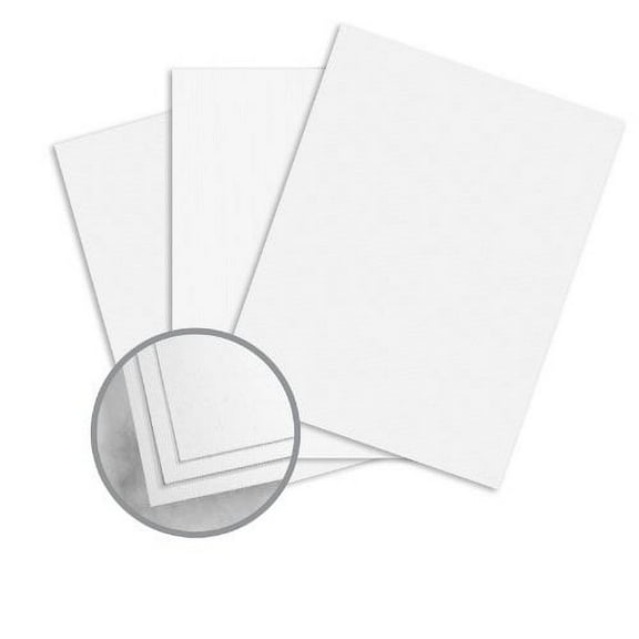 Strathmore Script Ultimate White Paper - 8 1/2 x 11 in 24 lb Writing Pinstripe Vertical Embossed Watermarked 500 per Ream