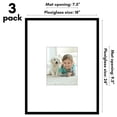 thumbnail image 6 of Americanflat 18x24 Poster Frame - Set of 3 - Use as 8x10 Frame with Mat or 18x24 Frame Without Mat - Black, 6 of 7