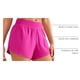 thumbnail image 4 of Shorts CRZ YOGA cintura media con abertura lateral 10 cm morado XL, 4 of 5