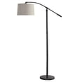 thumbnail image 3 of 70 Inch Arc Floor Lamp, Beige Shade, Adjustable Arm and Height, Dark Bronze, 3 of 6