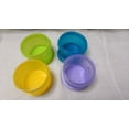 thumbnail image 4 of Tupperware Set Of 4 Round Spill Proof Lunch Box Multicolour Bowls Food Storage Containers, 4 of 4