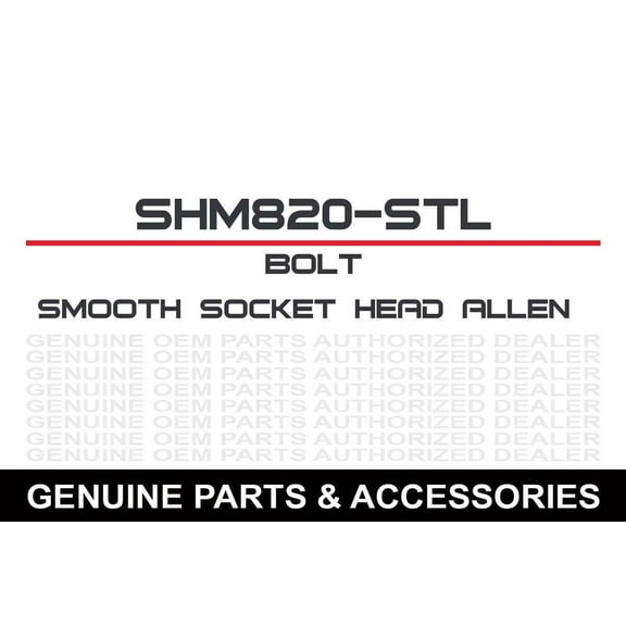 Bolt Motorcycle Accessories 024-50820 Socket Allen Bolt 8x20mm 10/Pk