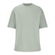thumbnail image 4 of pstuiky camisetas de hombre, Blusa holgada de manga corta con cuello alto y color liso para hombre camisas casuales para hombre m, 4 of 7
