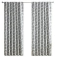 thumbnail image 4 of Better Homes & Gardens Leaves Rod Pocket Blackout Curtain Panel, 1-Piece, Black, 50" W x 95" L, 4 of 7