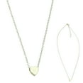 thumbnail image 2 of Kcodviy 26 initial Heart Shape Stacked Necklaces Alphabet Necklace for Women Diamond Pendant Necklaces for Women A Heart Chain Necklace Z 26 Alphabet initial Chain Men Gold Necklaces for Women, 2 of 3