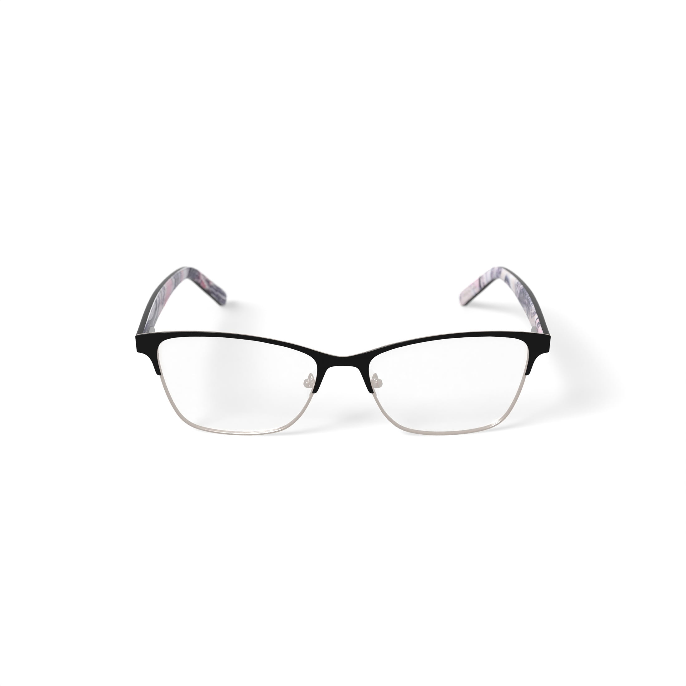 Alice&Frank Women's AF320 Cat Eye Prescription Eyeglasses with Case, Brown
