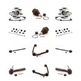 thumbnail image 1 of Transit Auto Front Bearing Upper Control Arm with Ball Joint Lower Outer Inner Tie Rod & Sway Bar Stabilizer Link Kit (12Pc) for Car Chevrolet GMC Silverado 1500 Sierra Classic - K7T-110301, 1 of 11