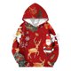 thumbnail image 5 of Sudadera con capucha para niños, moderna, informal, holgada, con estampado de manga larga, gorro con bolsillo de cuerda, sudadera de poliéster para niños., 5 of 5